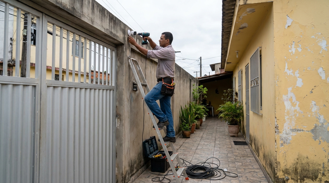 Instalacao de cameras de seguranca profissional em João Pessoa‑PB