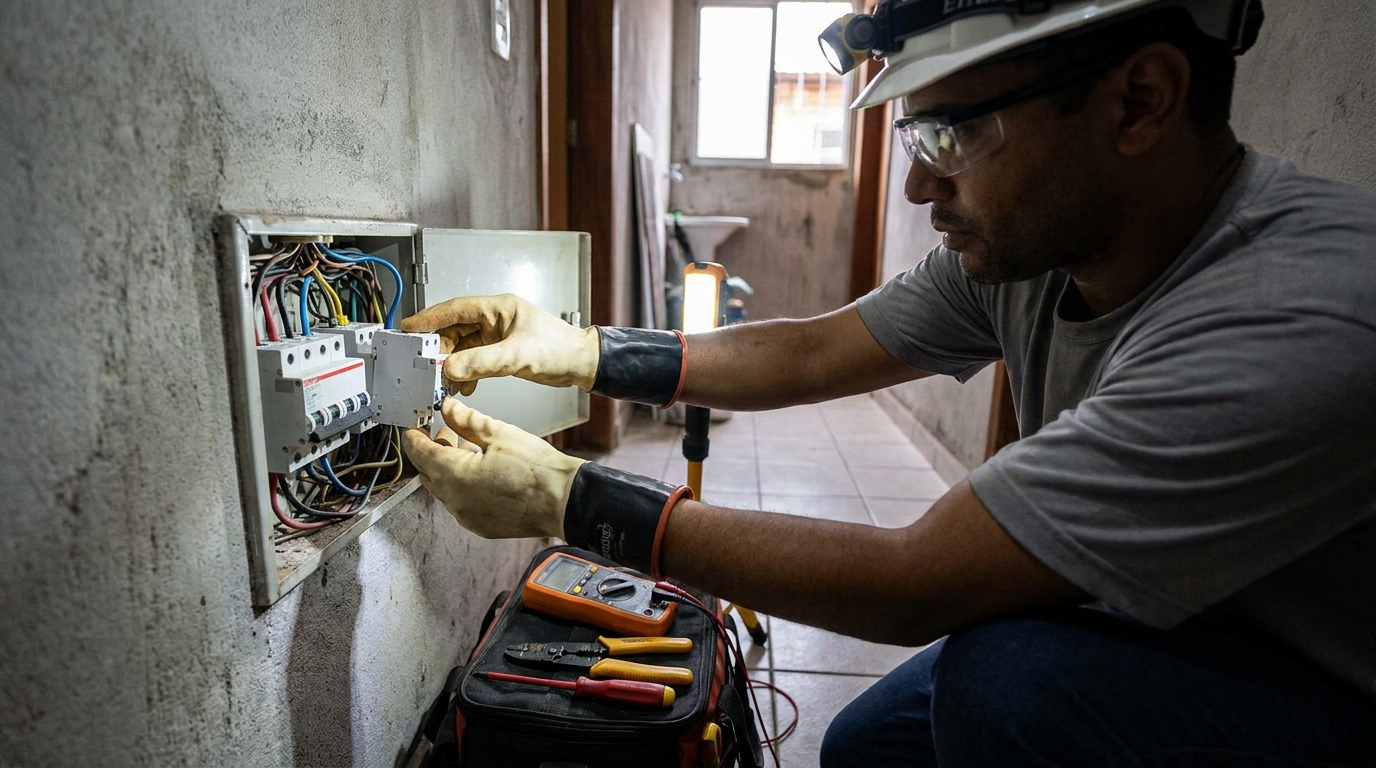 Instalacao de disjuntor profissional em João Pessoa‑PB