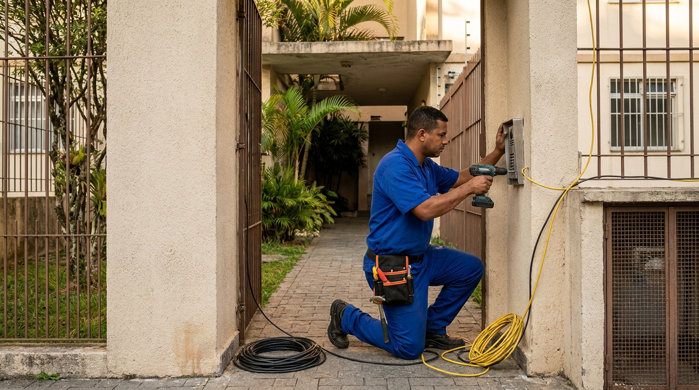 Instalacao de interfone profissional em João Pessoa‑PB