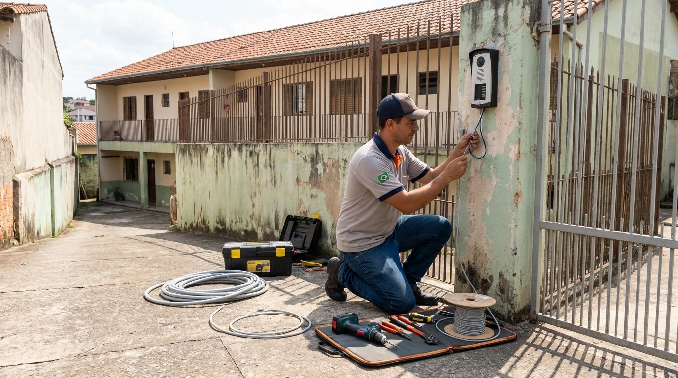 Instalacao de interfone residencial em João Pessoa‑PB