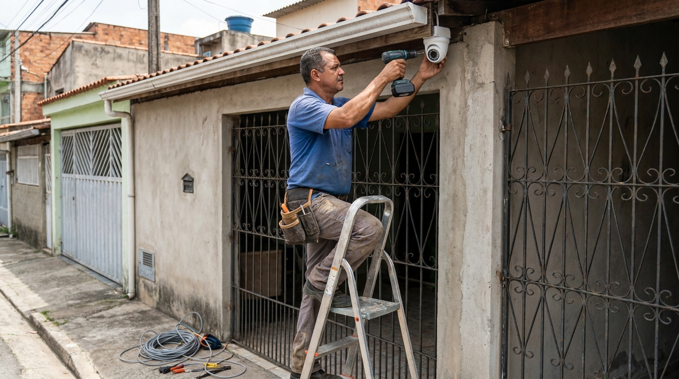 Instalacao de sistema de monitoramento em João Pessoa‑PB