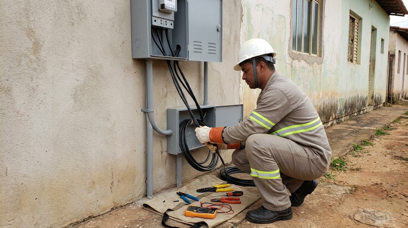 Troca de padrao de energia em João Pessoa‑PB